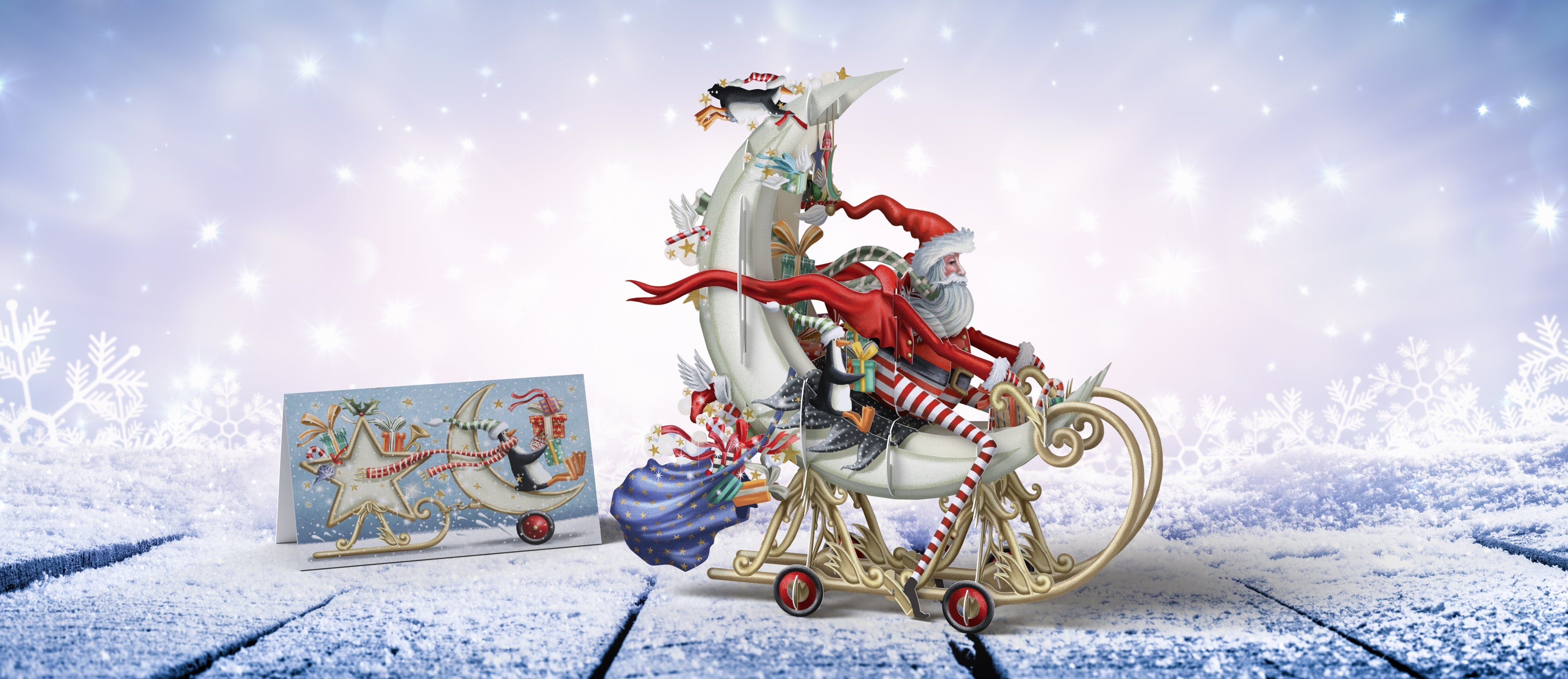 Me&McQ 3D Pop Up Christmas Card