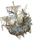 "Sunken Galleon" - 3D Pop Up Greetings Card