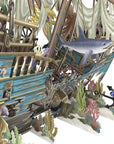 "Sunken Galleon" - 3D Pop Up Greetings Card