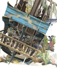 "Sunken Galleon" - 3D Pop Up Greetings Card