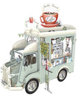 "Coffee Truck" - 3D Pop Up Greetings Card