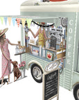 "Coffee Truck" - 3D Pop Up Greetings Card