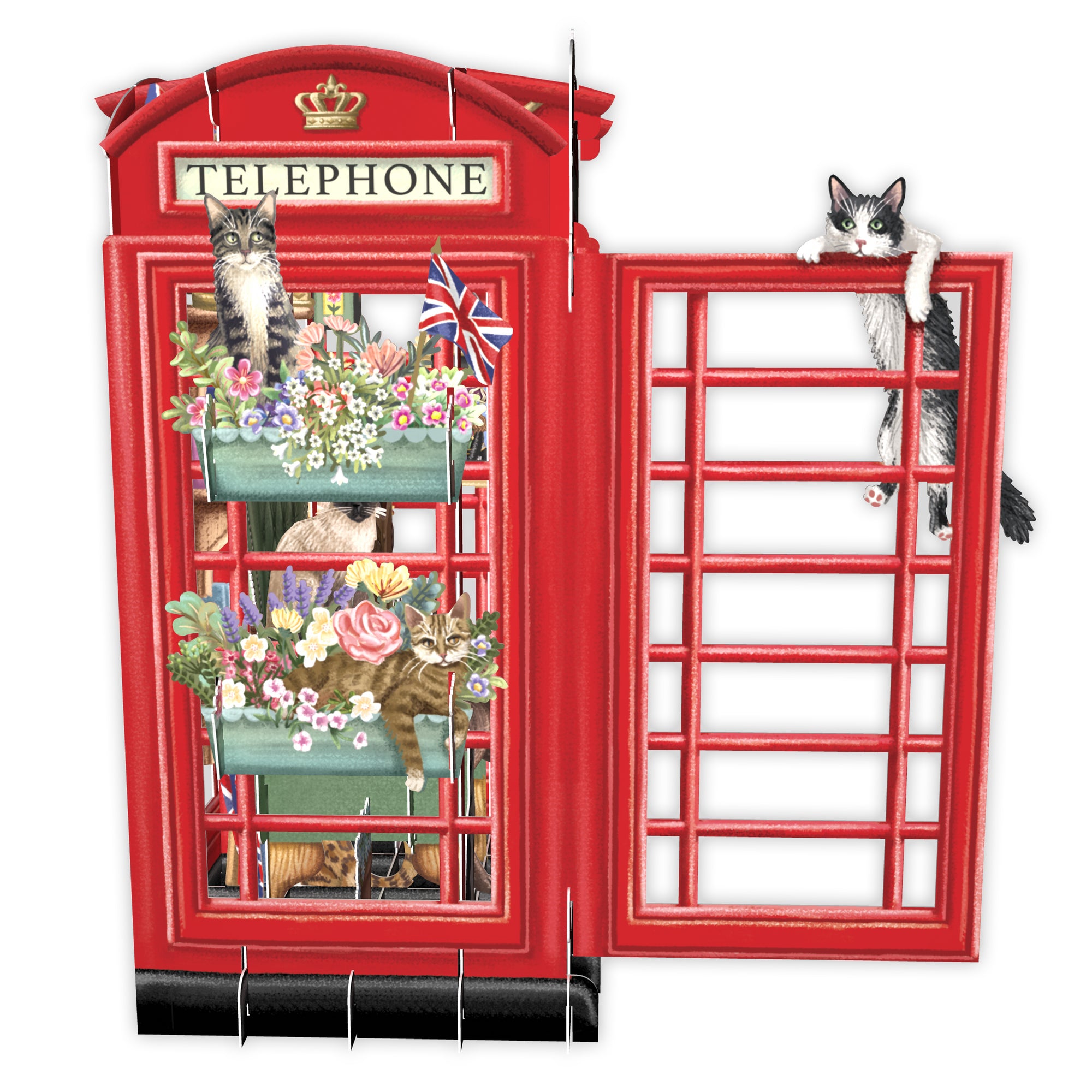 "Dog & Bone" - 3D Pop Up Greetings Card