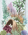 "Succulent Love" - 3D Pop Up Greetings Card