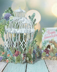 "Succulent Love" Happy Anniversary- 3D Pop Up Greetings Card