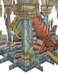 "Book Hoarder" - 3D Pop Up Greetings Card