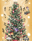"Santa's Piano" - 3D Pop Up Christmas Card