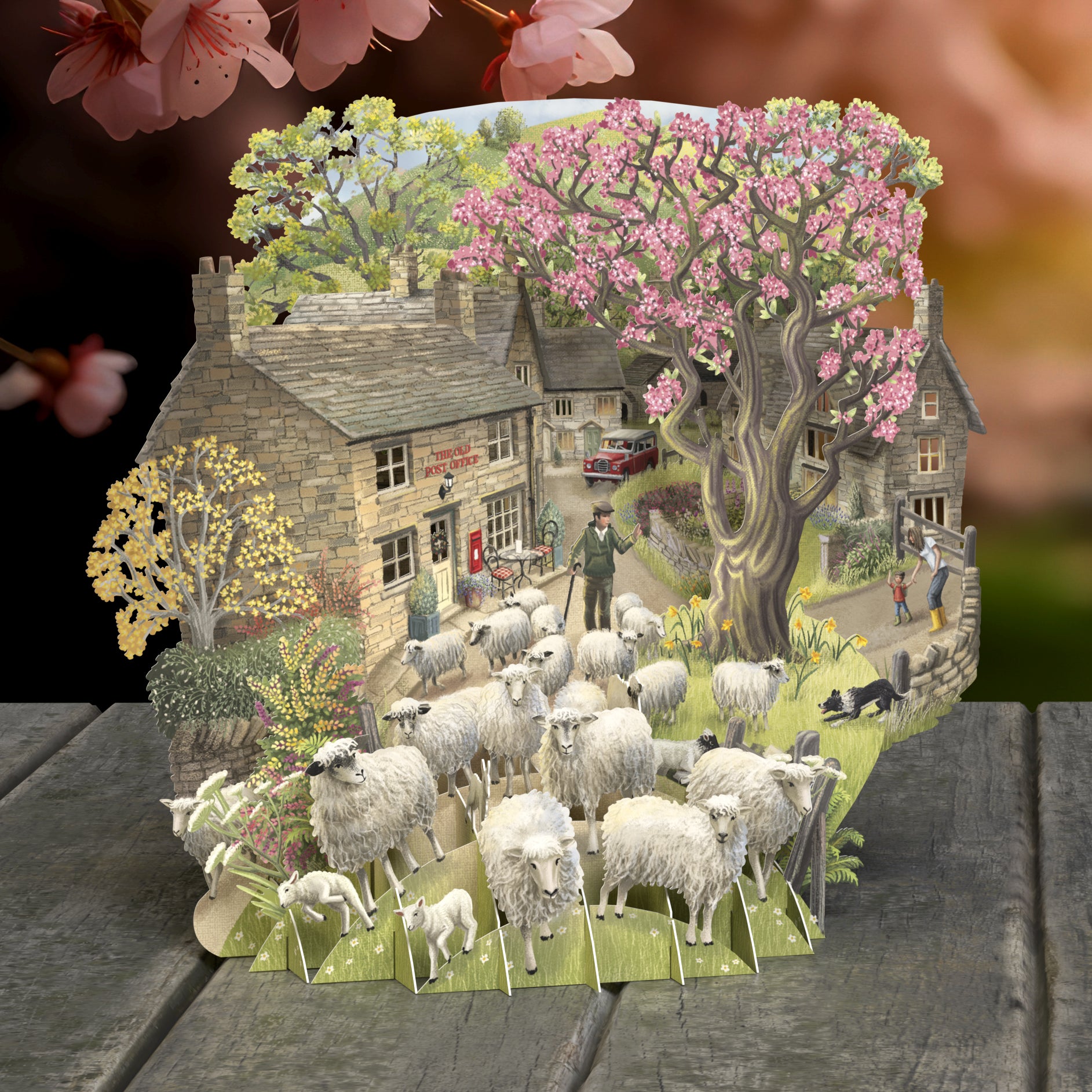 &quot;The Shepherd&quot; - Top of the World Pop Up Greetings Card