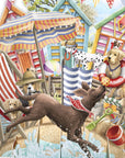"At the Beach!" Top of the World Pop Up Greetings Card
