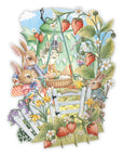 "New Bunny Bundle" Top of the World Pop Up Greetings Card