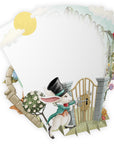 "The Snobbish Rose" Alice in Wonderland - Top of the World Pop Up Greetings Card