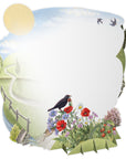 "Spring Hares" Top of the World Pop Up Greetings Card