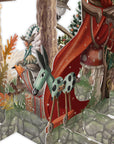 "Santa's Workshop" - 3D Pop Up Christmas Card
