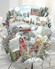 "Christmas Folk" - Top of the World Christmas Card