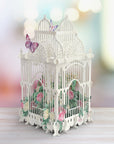 "85 Today Flower Cage" - 3D Pop Up Greetings Card