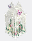 Birdcage & Flower POP UP Card