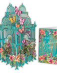 "Mother's Day Tropical Cage" - 3D Pop Up Greetings Card