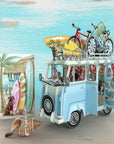 "The Camper Van" - 3D Pop Up Greetings Card