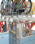 "The Camper Van" - 3D Pop Up Greetings Card