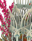 "The Green Cage" - 3D Pop Up Greetings Card
