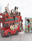 "The Party Bus" - 3D Pop Up Greetings Card
