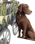 "Goat Cart" - 3D Pop Up Greetings Card