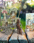 "Goat Cart" - 3D Pop Up Greetings Card