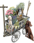 "Goat Cart" - 3D Pop Up Greetings Card