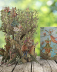 "Fairy House" - 3D Pop Up Greetings Card