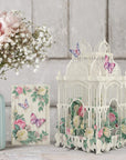 Me&McQ 3D Card Pop Up Card Flower Cage 3D006