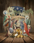 3D Pop Up Christmas Card Nativity XTW024