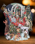 3D Pop Up Christmas Card Doggies Galore XTW010