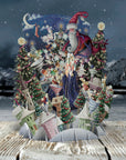 3D Pop Up Christmas Card Santa's Village