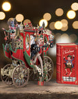3D pop Up Christmas Card Scrooge Christmas Carol X3D024