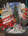 3D pop Up Christmas Card London XTW028