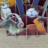 30th Birthday Man - Top of the World Pop Up Greetings Card