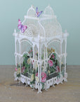 "90 Today Flower Cage" - 3D Pop Up Greetings Card