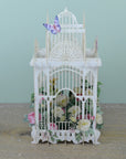 "90 Today Flower Cage" - 3D Pop Up Greetings Card
