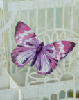 "85 Today Flower Cage" - 3D Pop Up Greetings Card