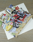"50th Birthday Man" - Top of the World Pop Up Greetings Card
