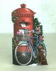 Birthday Postman and the Dog came too - 3D Pop Up Greetings Card