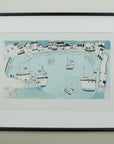 St Ives: The Whole Harbour Print A3 - Reuben McHugh