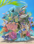 Me&McQ 3D Card Coral Reef Pop Up Card