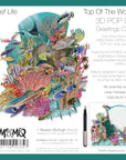 "Coral Reef" - Top of the World Pop Up Greetings Card