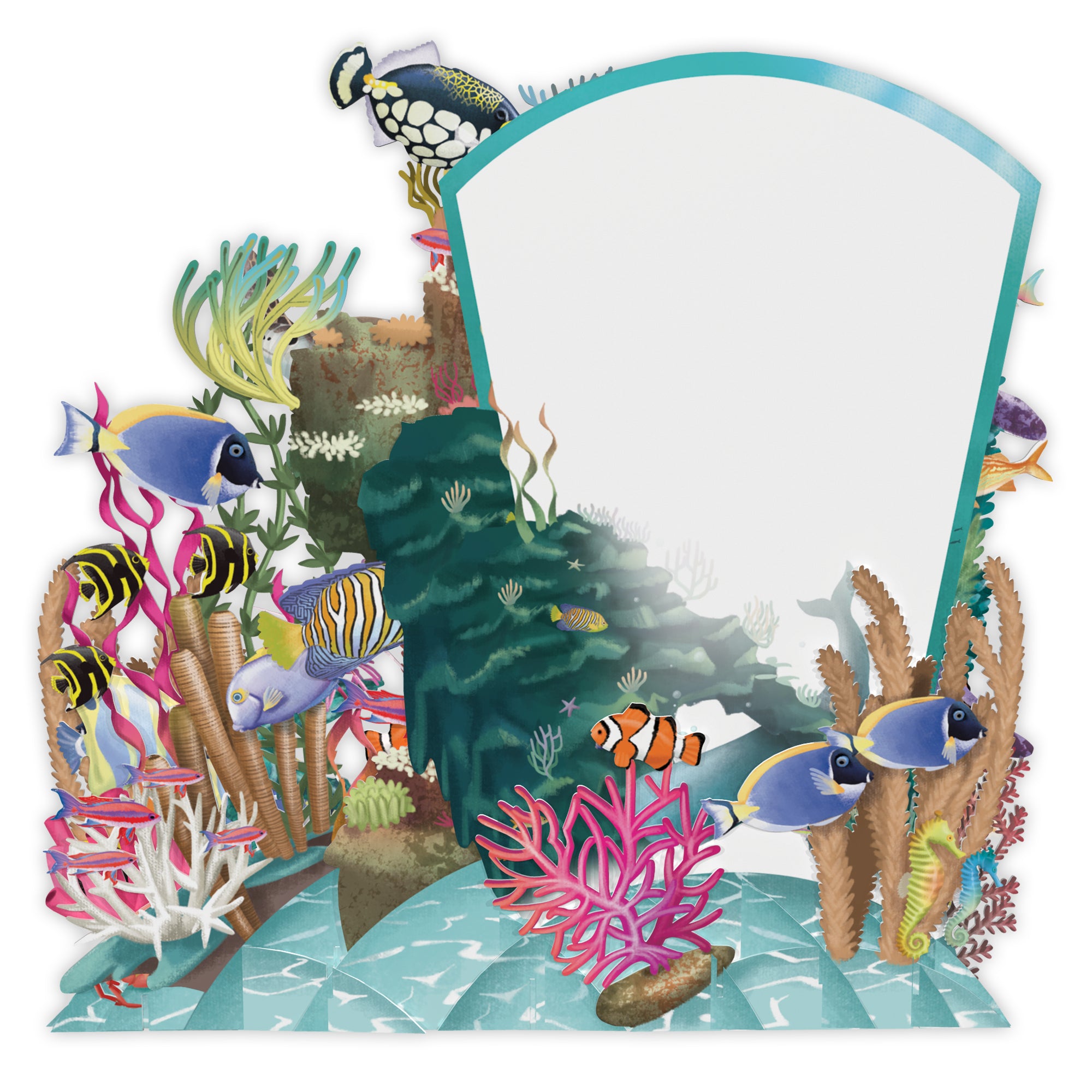 Coral Reef - 3D Pop Up Greetings Card