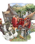 The Farmyard - Top of the World Pop Up Greetings Card