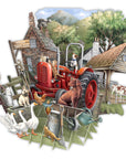 The Farmyard - Top of the World Pop Up Greetings Card