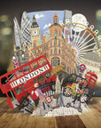 Me&McQ 3D Card London Laser Cut Pop Up Card