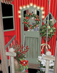 "Christmas Hut" - 3D Pop Up Christmas Card