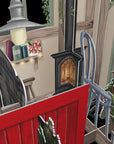 "Christmas Hut" - 3D Pop Up Christmas Card